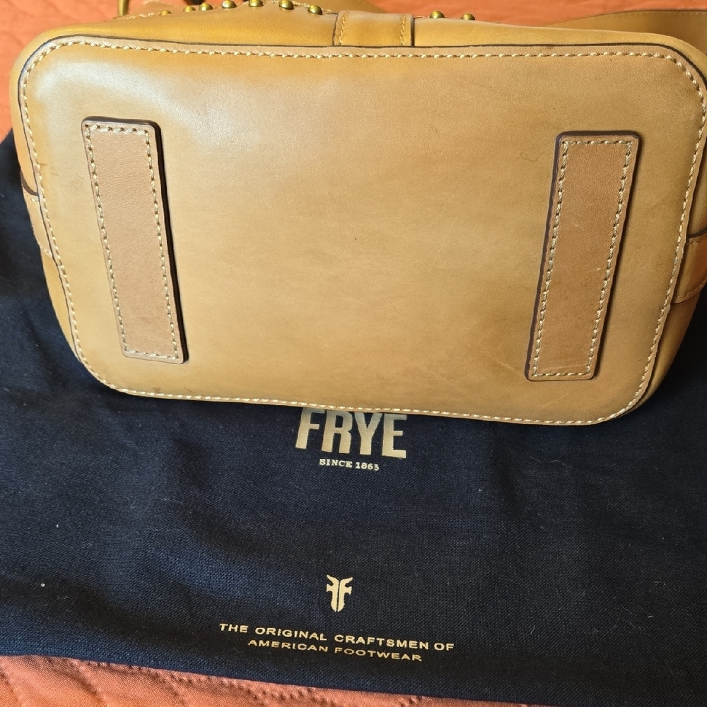 Frye Tan Leather Shoulder Bag - Picture 3 of 7